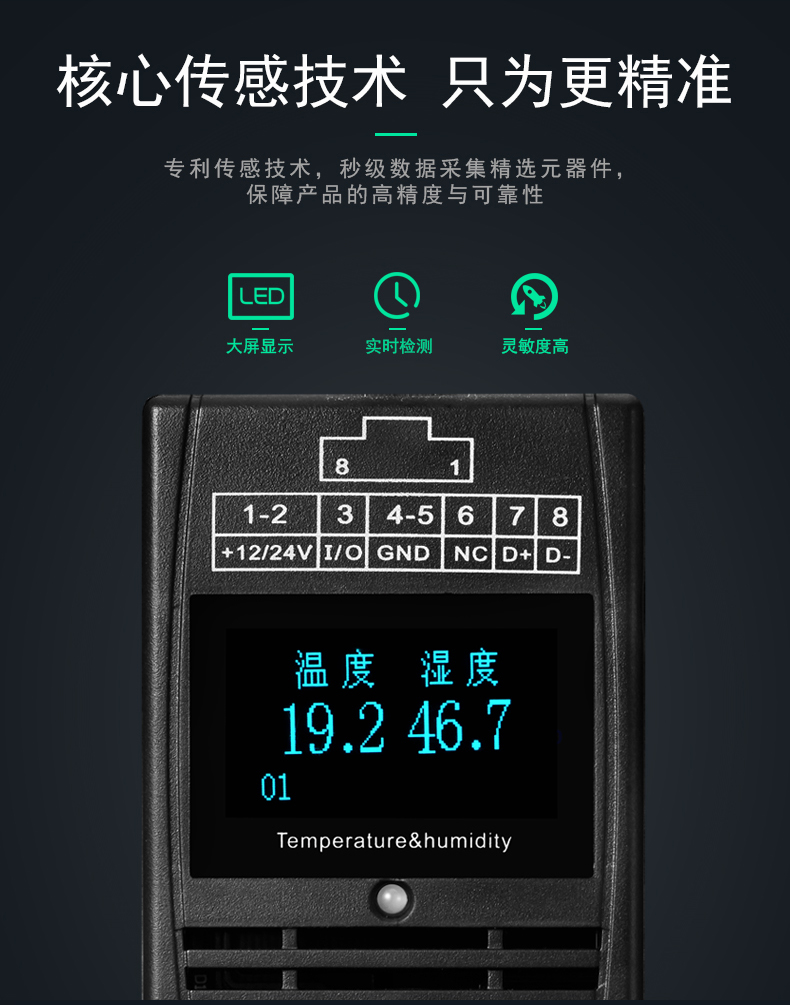 SPD-HT485_B機架溫濕度傳感器,機架溫濕度傳感器 SPD-HT485_B機架溫濕度傳感器,機架溫濕度傳感器